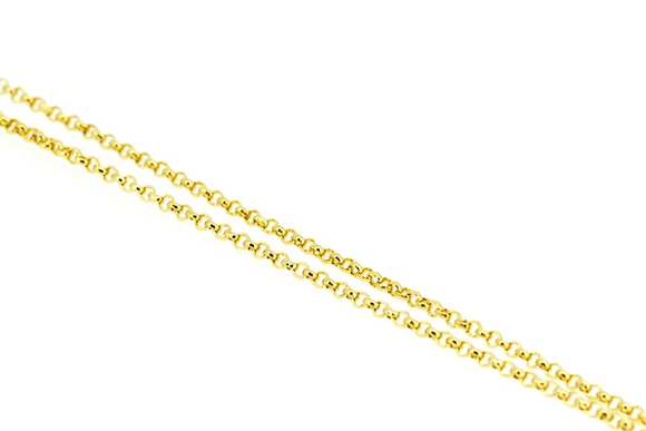 gold chain with pendants