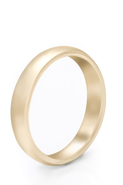 Court profile 9-carat gold bands.