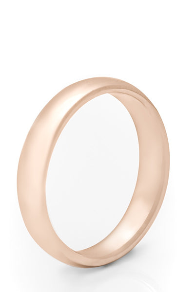 Court profile 9-carat gold bands.