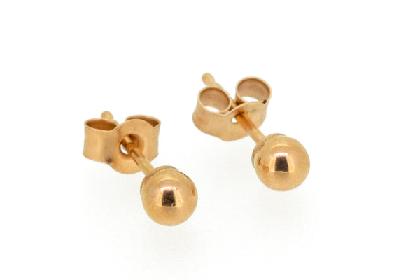 real gold stud earrings