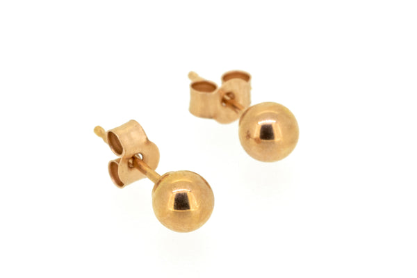 real gold stud earrings