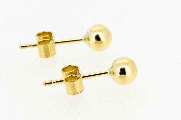 real gold stud earrings