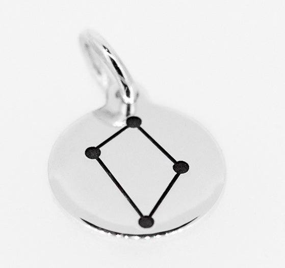 Libra star sign pendant