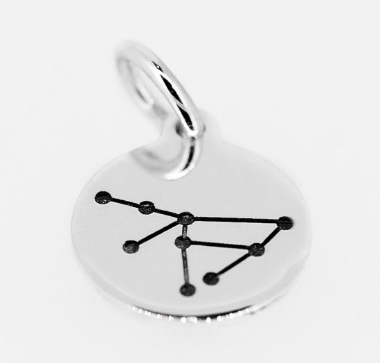 Capricorn star sign pendant