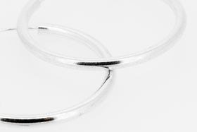 Sterling silver hoops