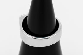 Sterling silver mens signet ring