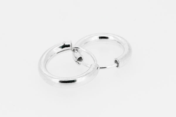 Sterling silver hoops