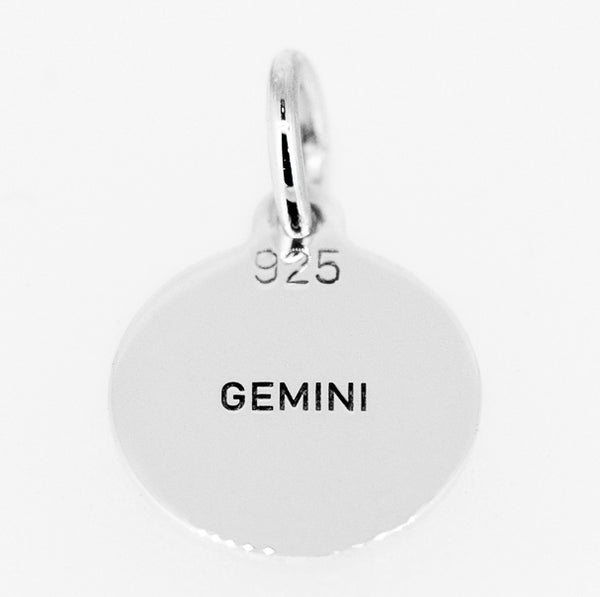 Gemini star sign pendant